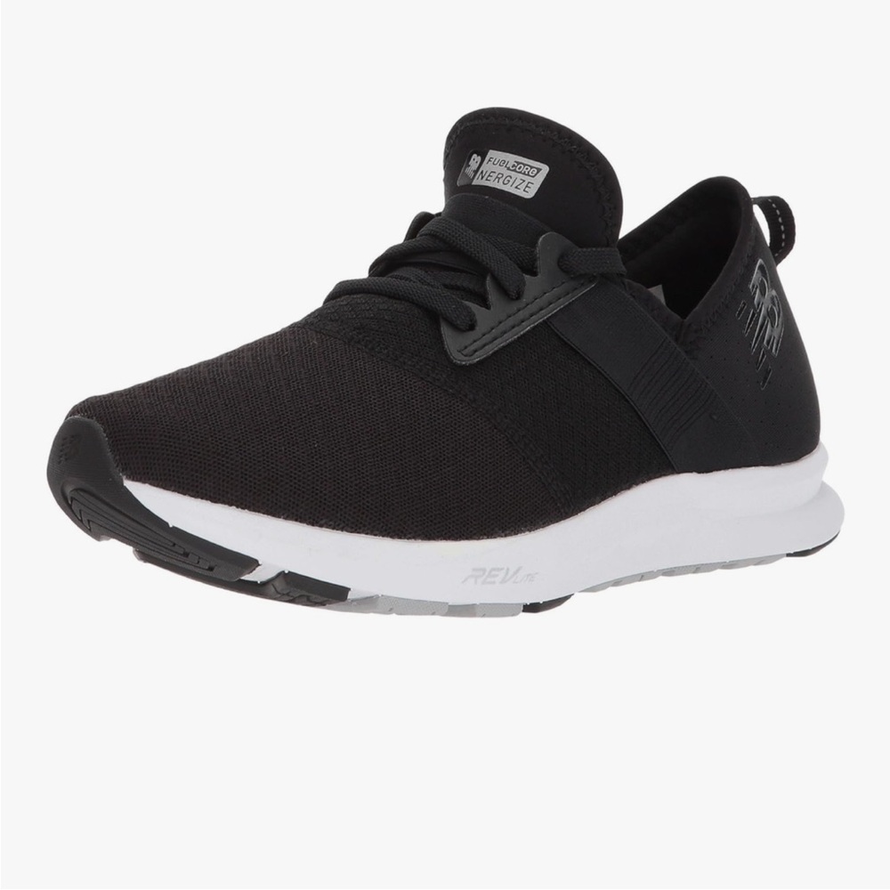 New Balance Fuel Core Nergize Running Athletic Shoes Sz 10B Black/ White